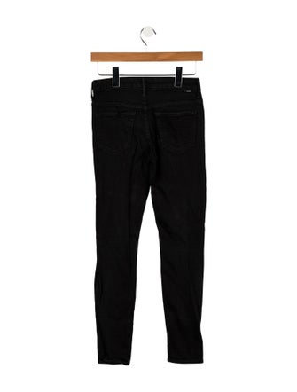 Mother Mid-Rise Skinny Leg Jeans