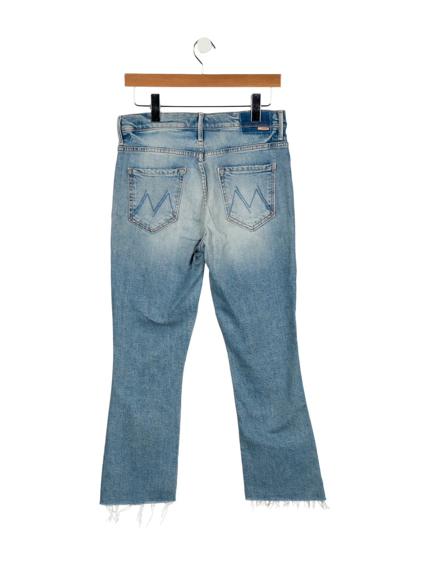 Mother Mid-Rise Straight Leg Jeans