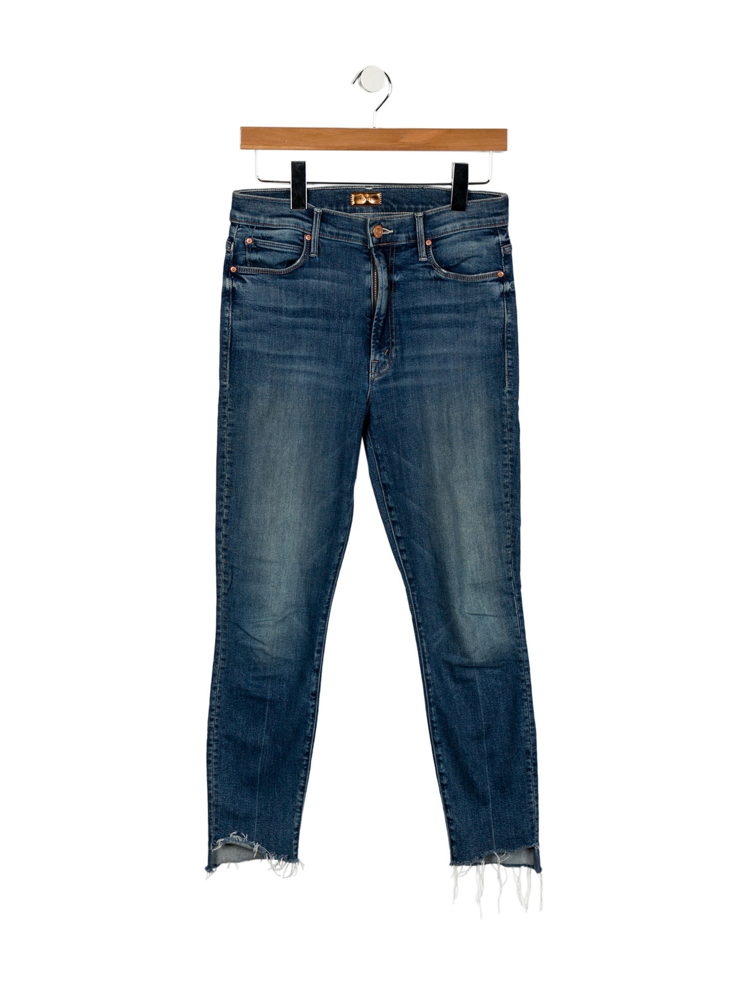 Mother Mid-Rise Skinny Leg Jeans