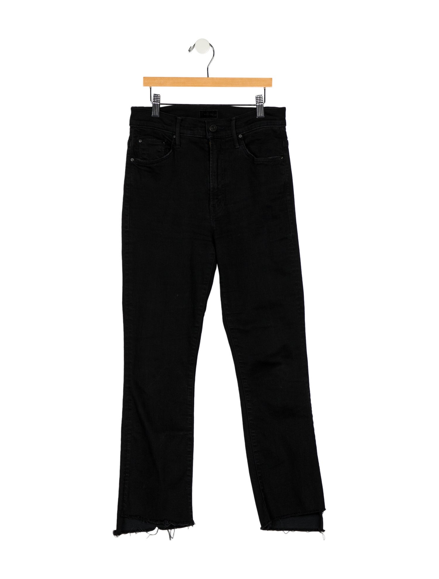 Mother Mid-Rise Straight Leg Jeans