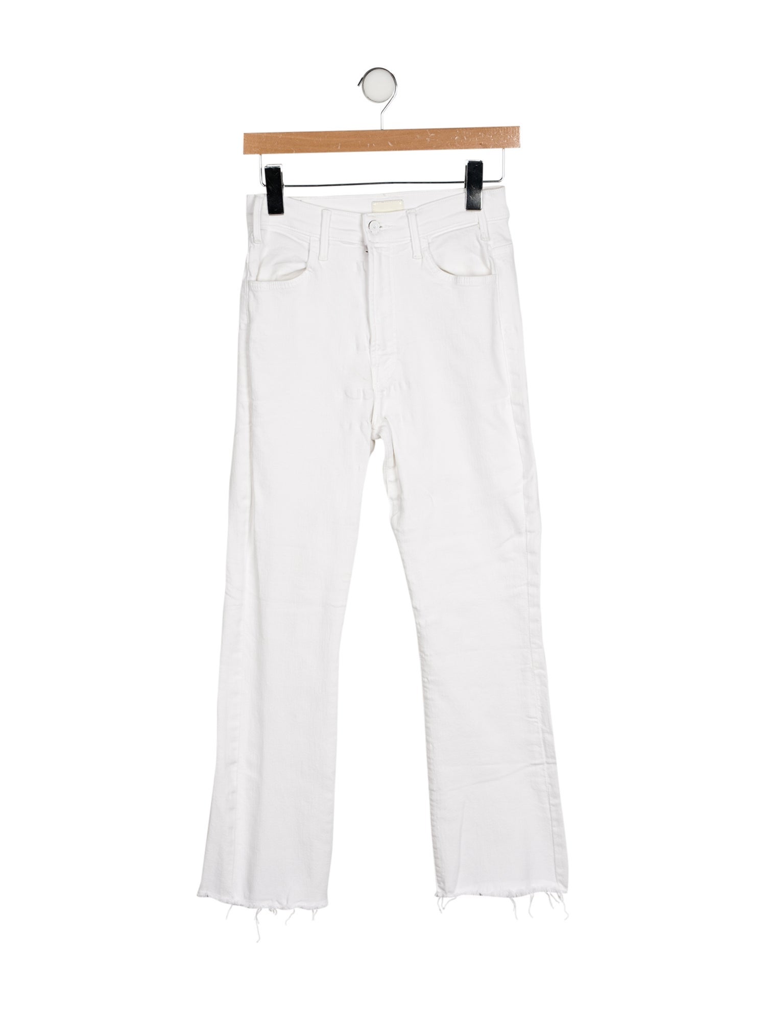 Mother Mid-Rise Straight Leg Jeans