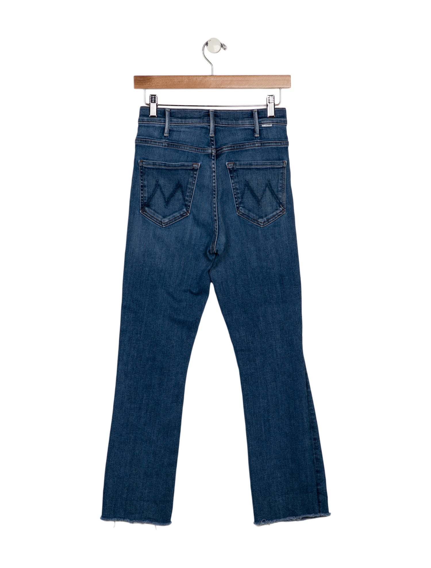 Mother Mid-Rise Straight Leg Jeans