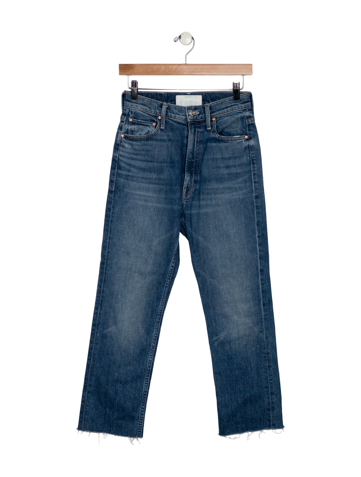 Mother High-Rise Straight Leg Jeans