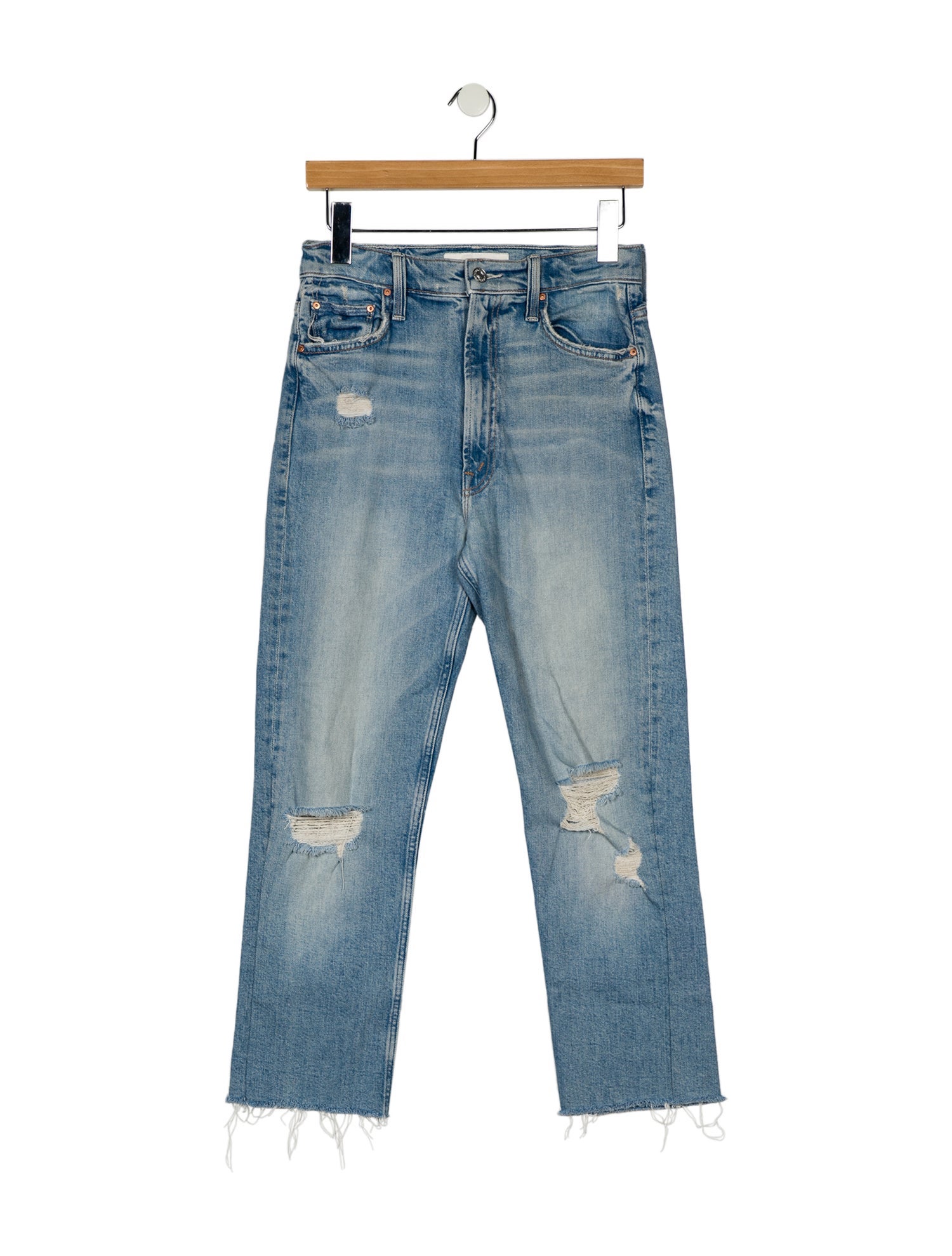 Mother High-Rise Straight Leg Jeans
