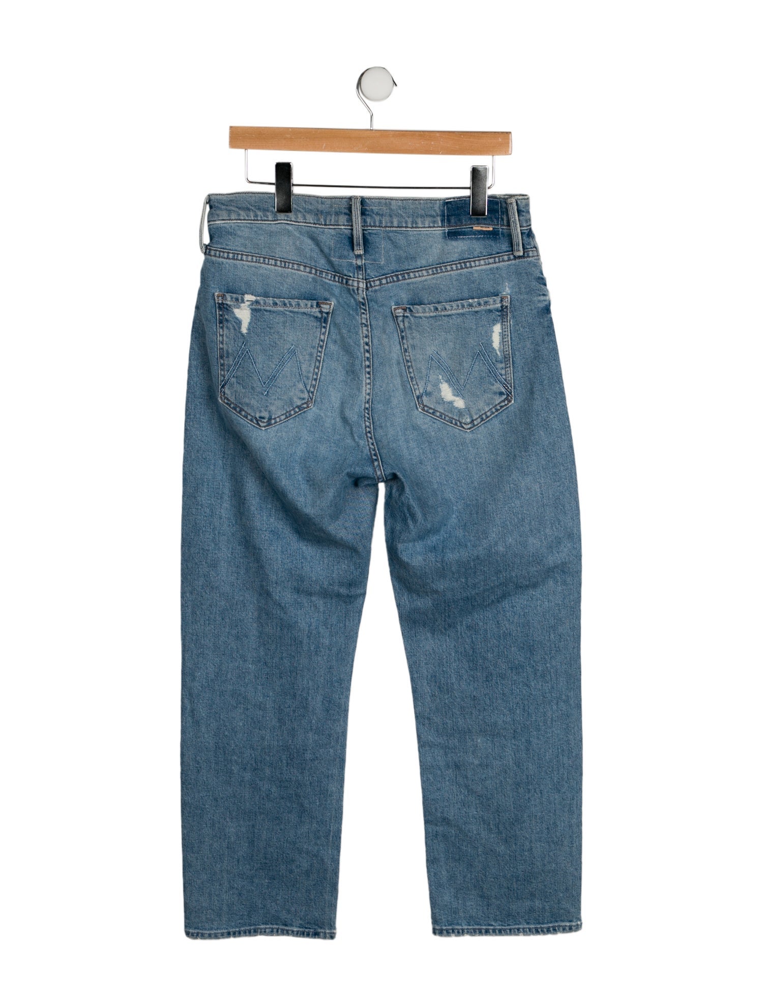 Mother High-Rise Straight Leg Jeans