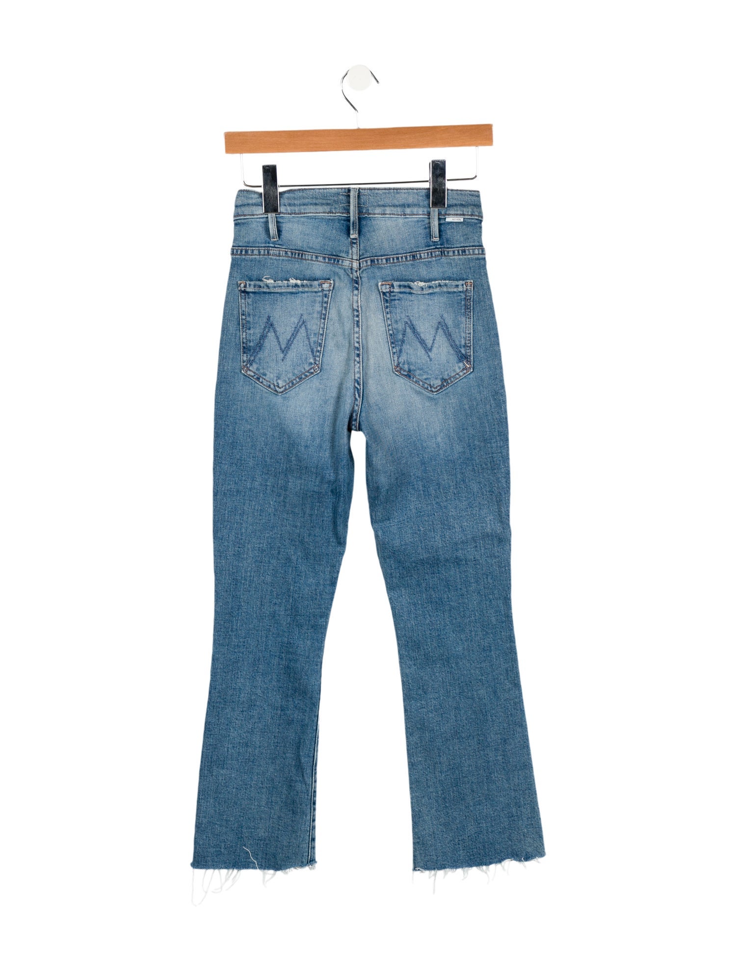 Mother Mid-Rise Straight Leg Jeans