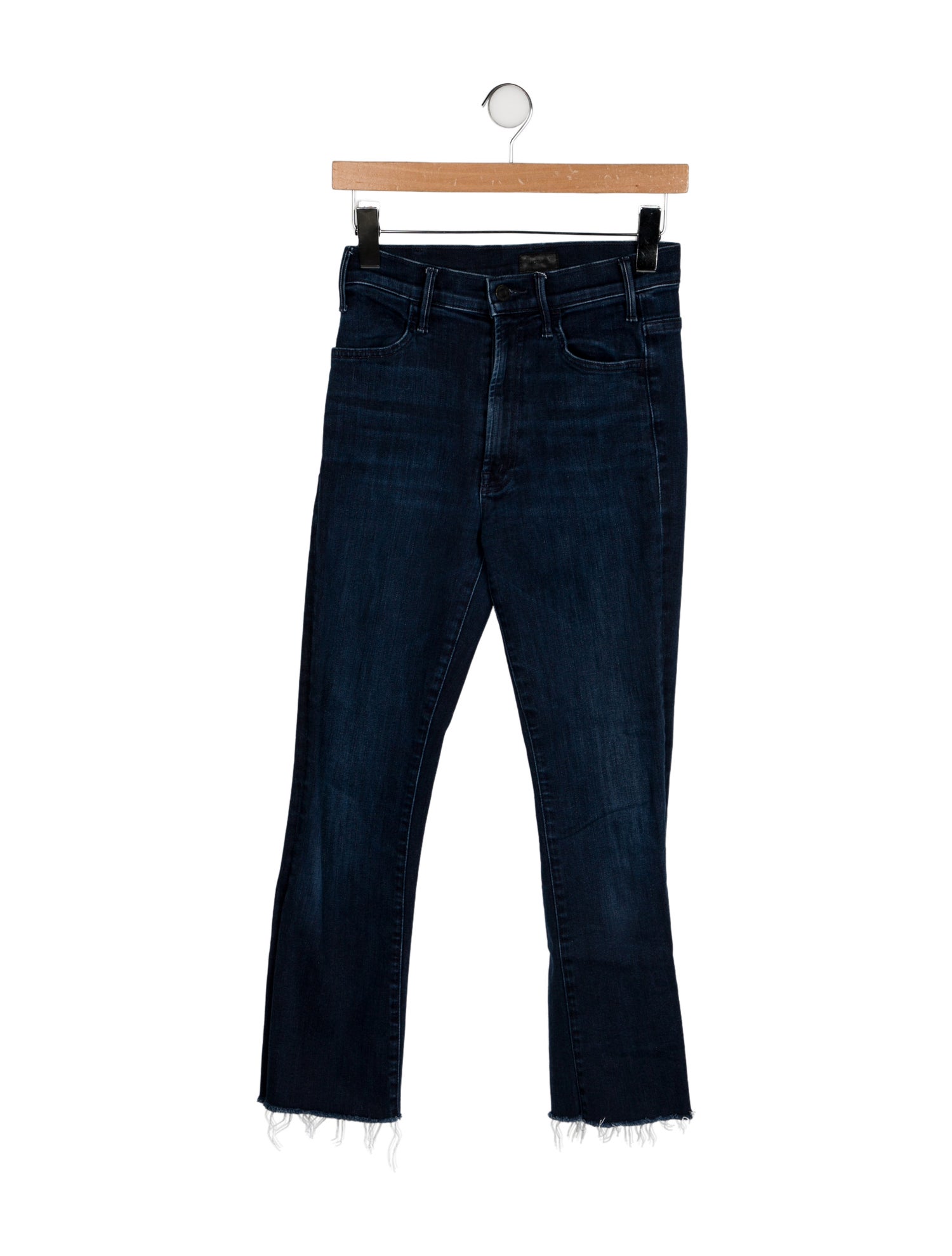Mother Mid-Rise Straight Leg Jeans