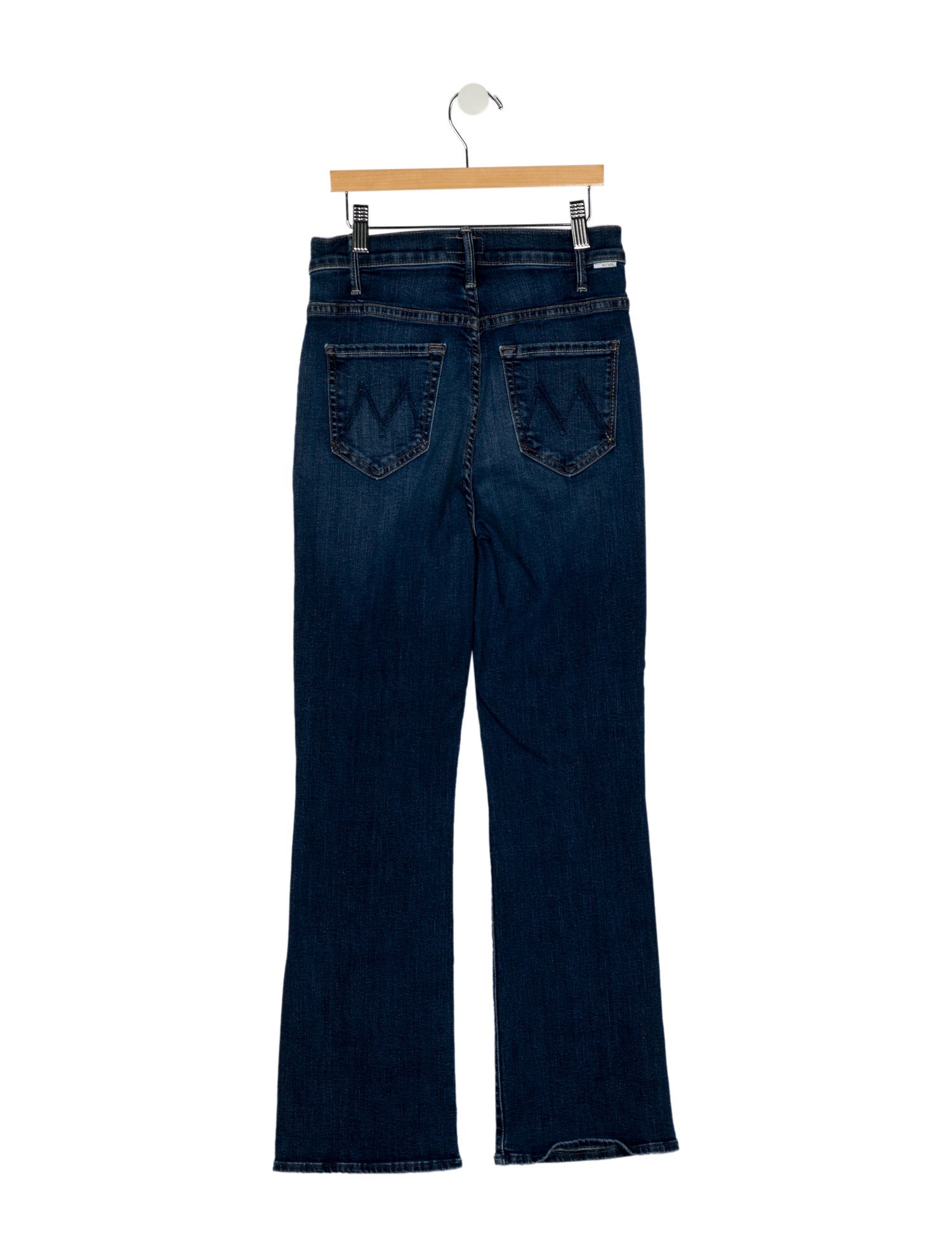 Mother Mid-Rise Straight Leg Jeans