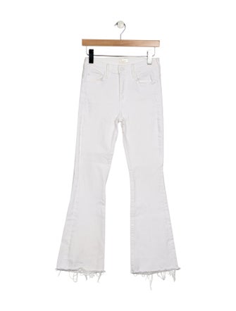 Mother Mid-Rise Wide Leg Jeans