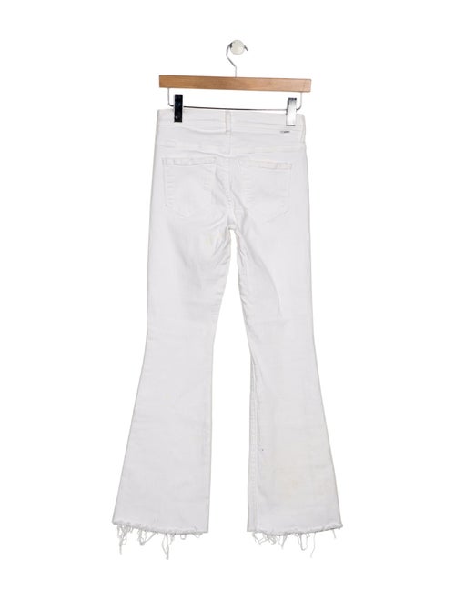 Mother Mid-Rise Wide Leg Jeans