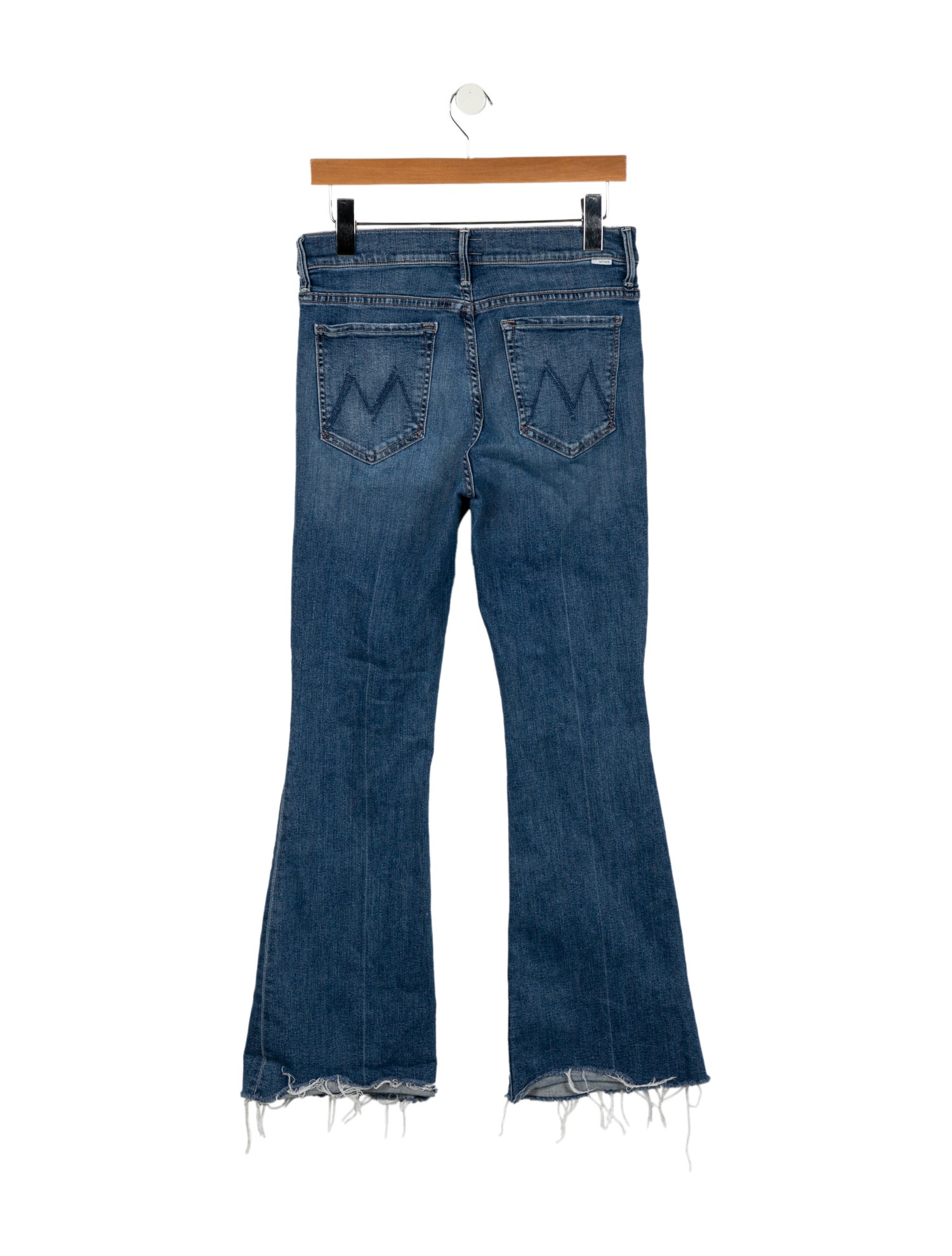 Mother Mid-Rise Wide Leg Jeans