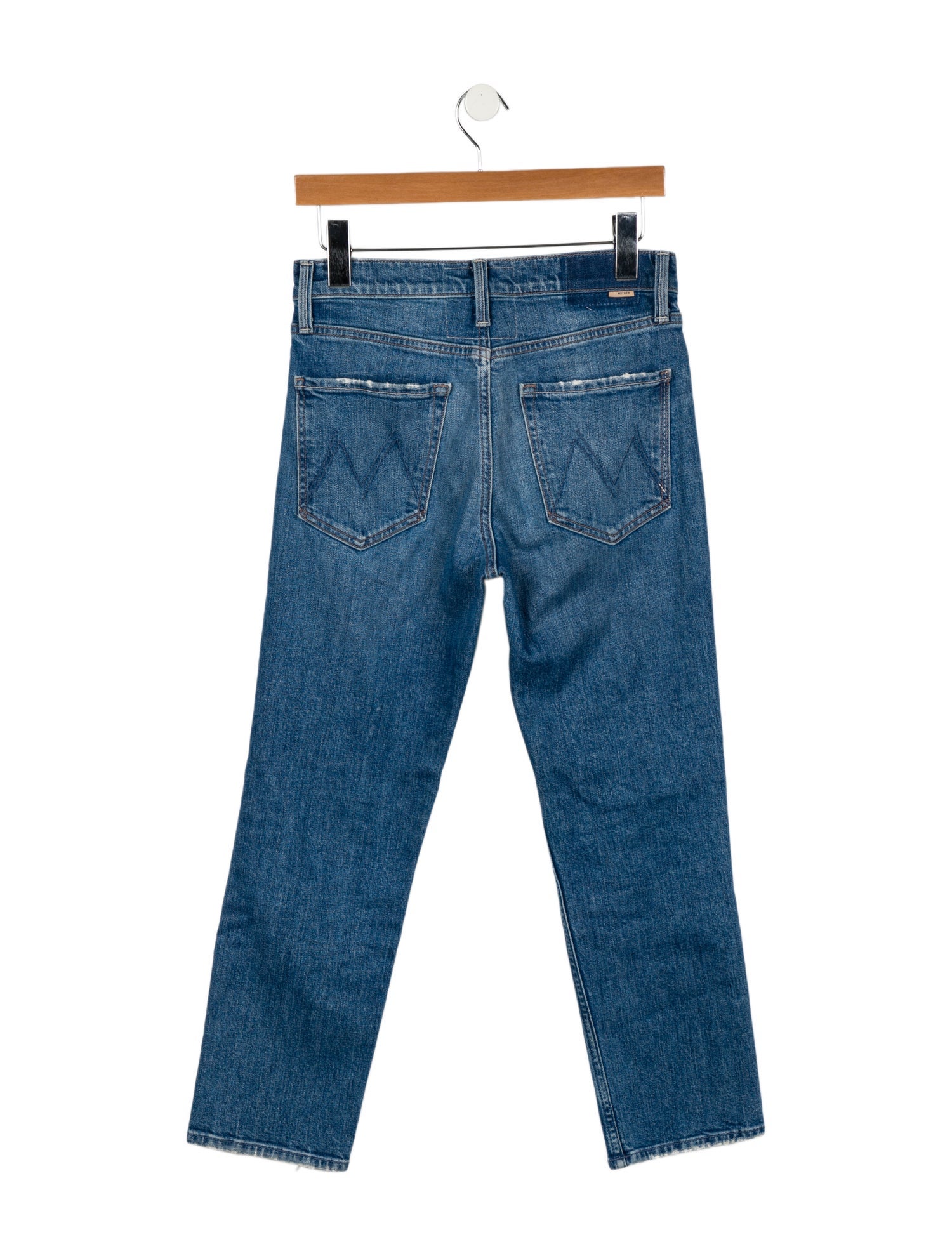 Mother High-Rise Straight Leg Jeans