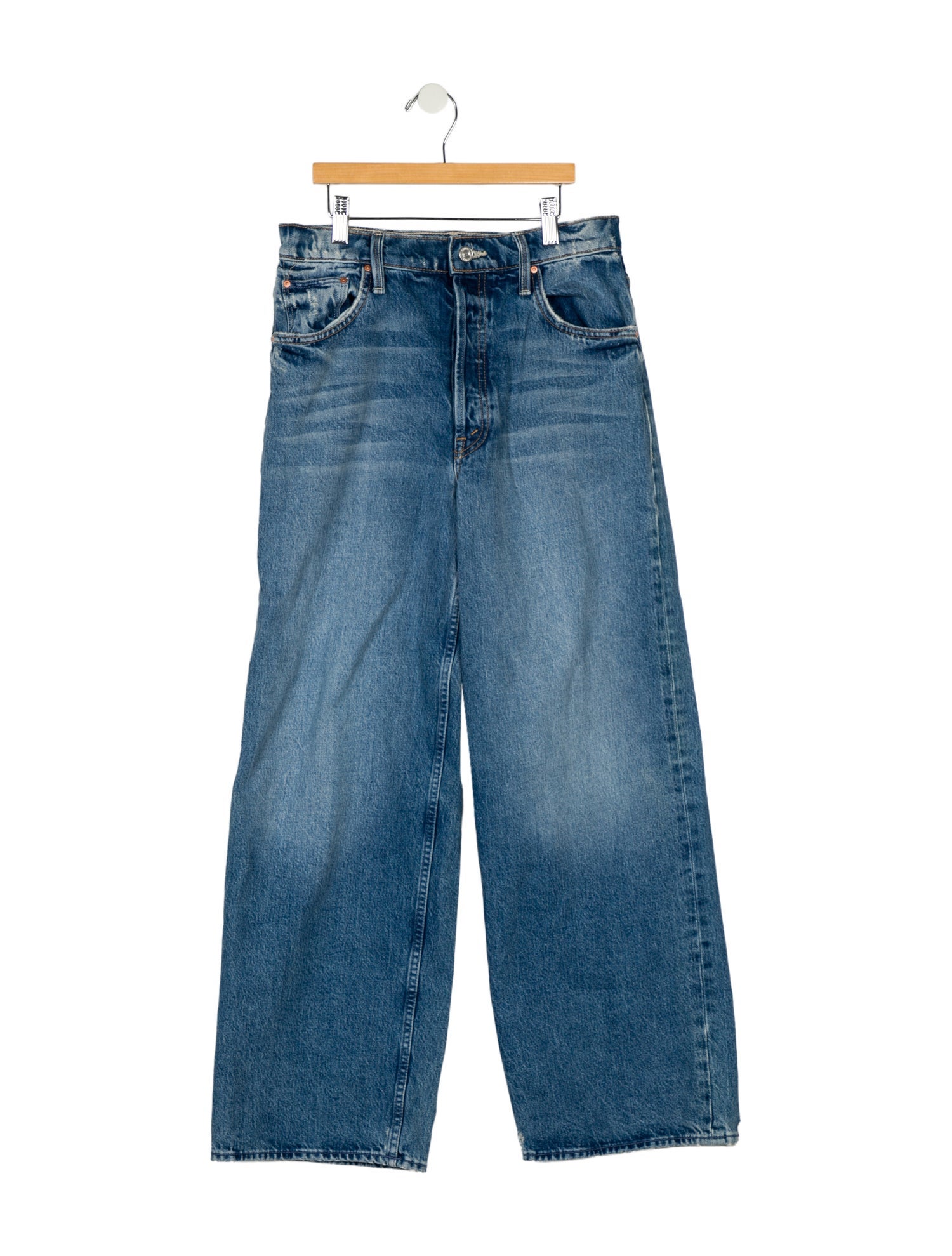 Mother High-Rise Wide Leg Jeans