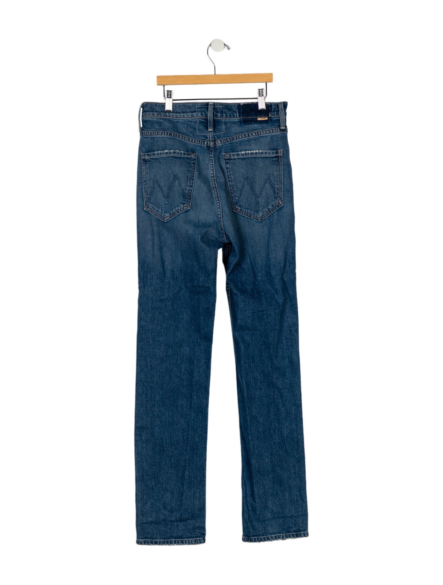 Mother High-Rise Straight Leg Jeans
