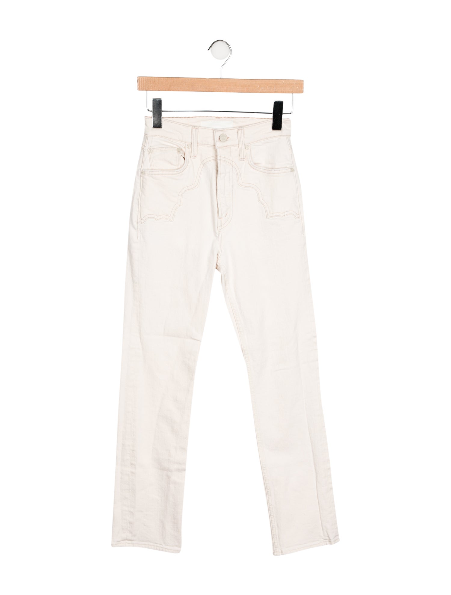 Mother High-Rise Straight Leg Jeans