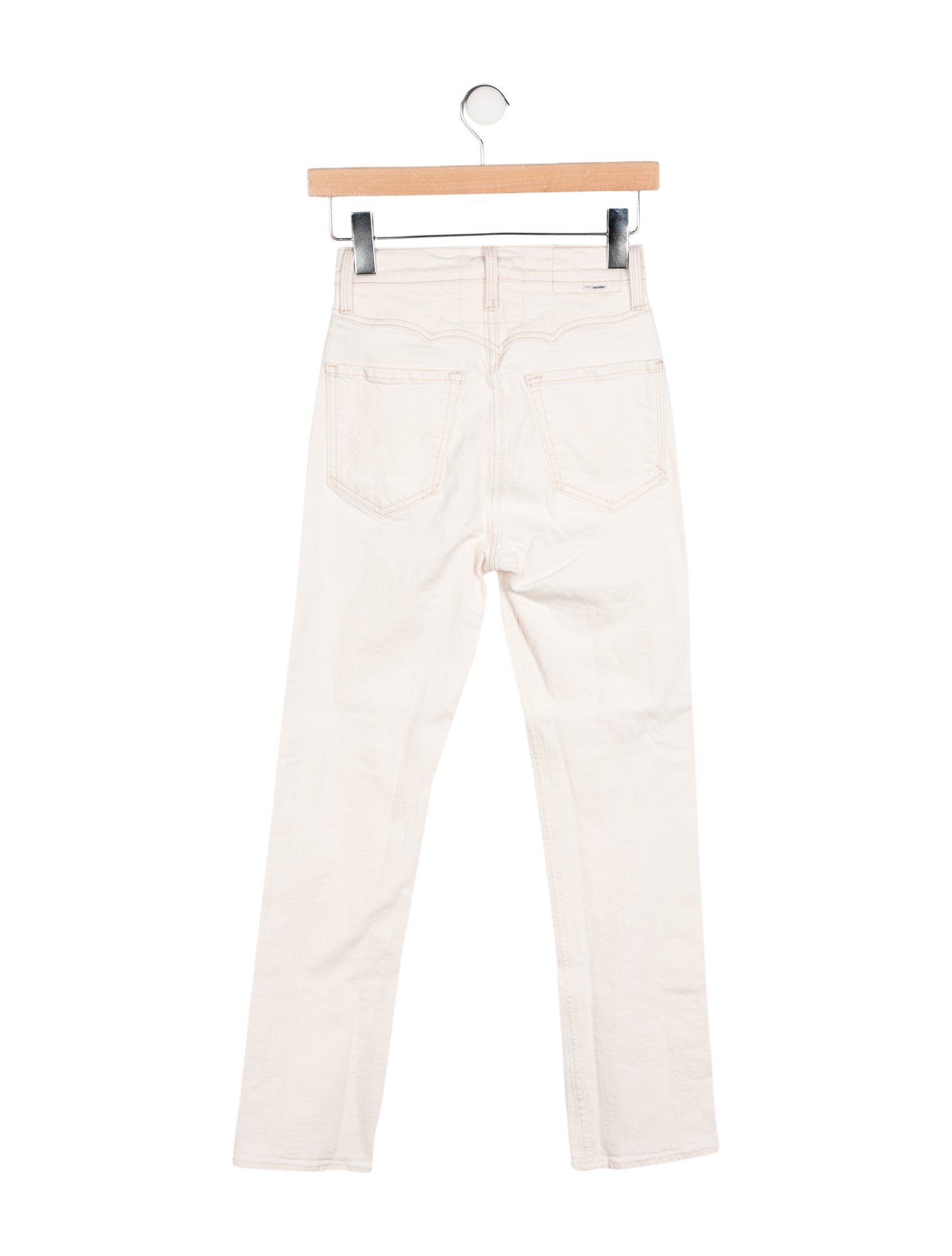 Mother High-Rise Straight Leg Jeans