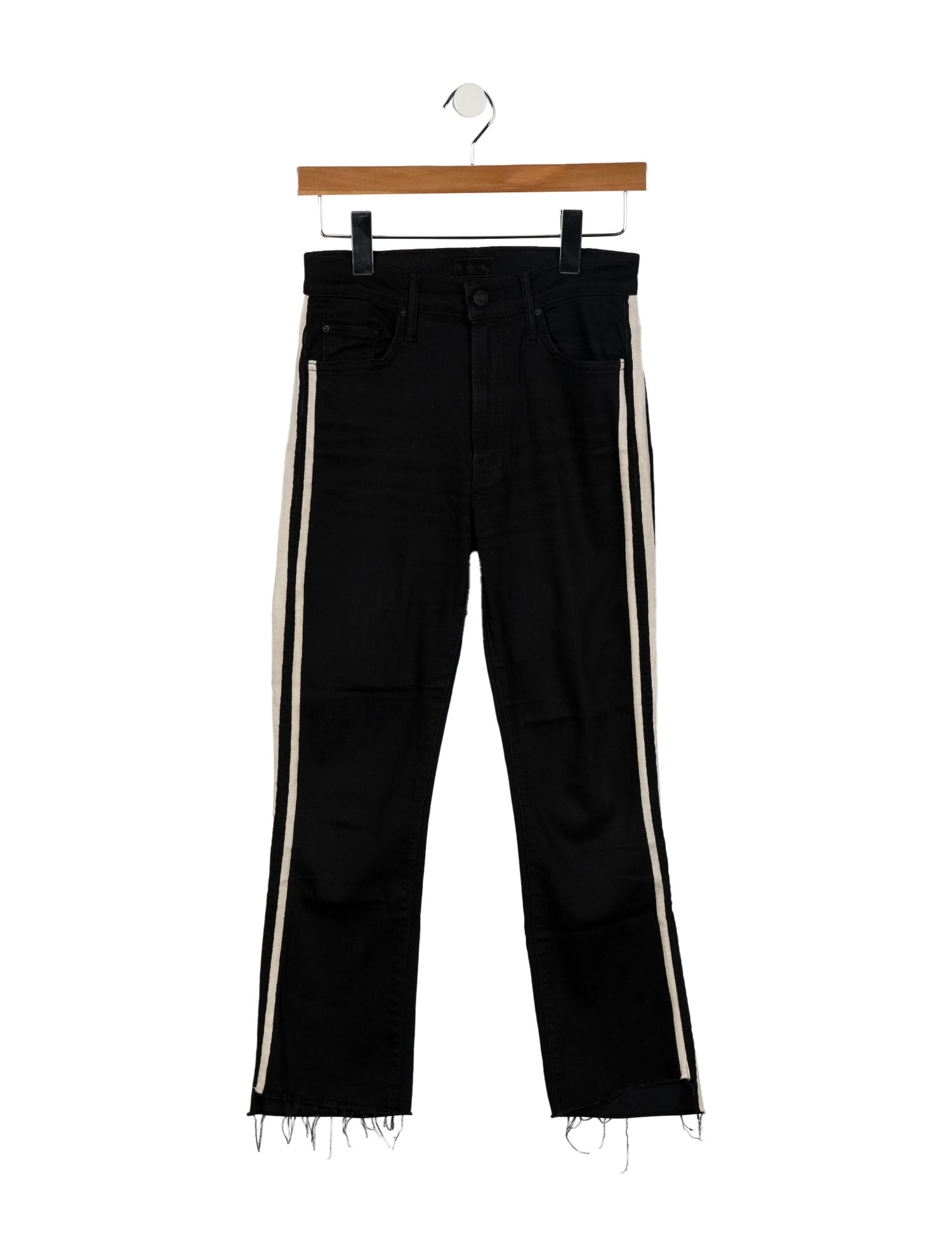 Mother Mid-Rise Straight Leg Jeans