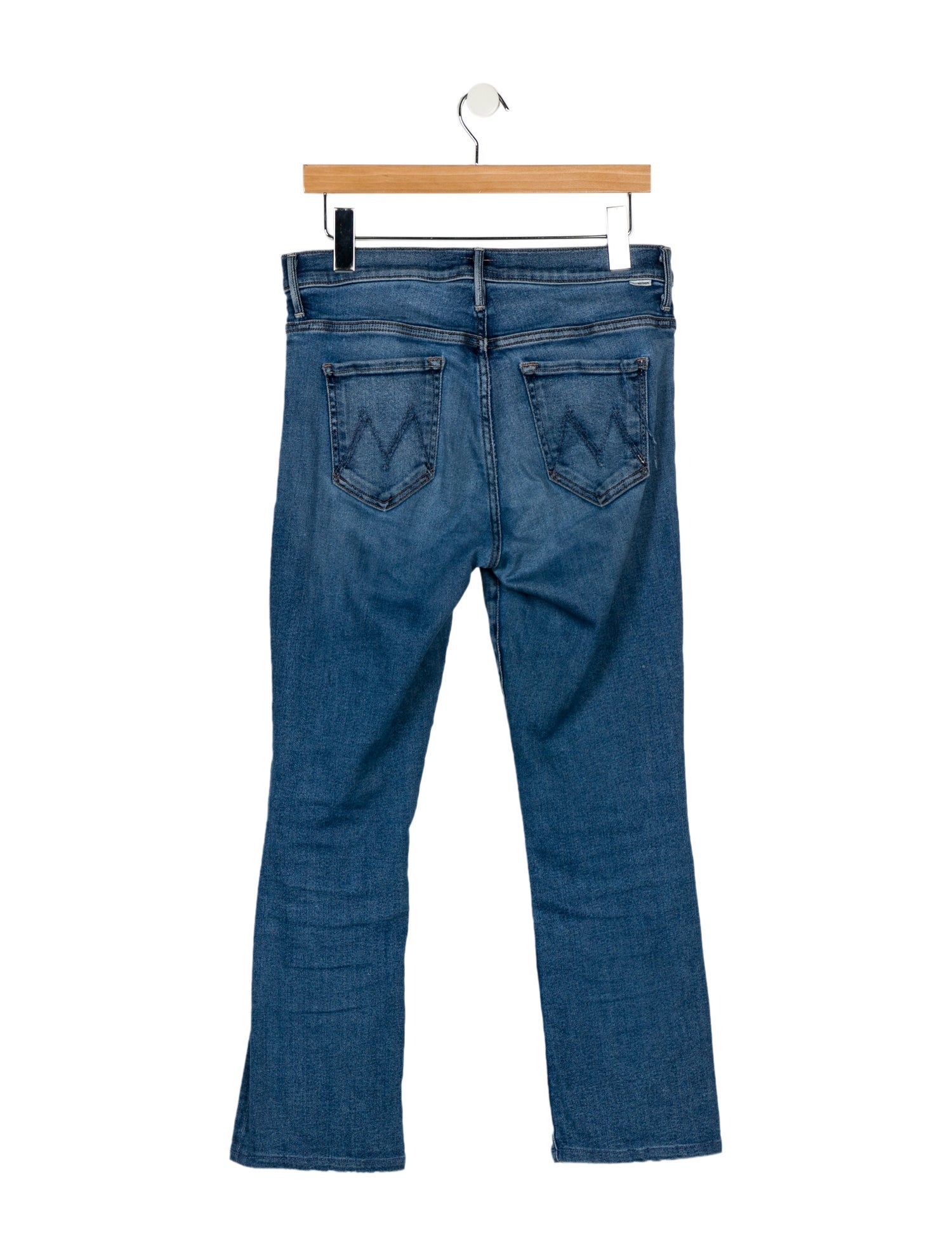 Mother Mid-Rise Straight Leg Jeans