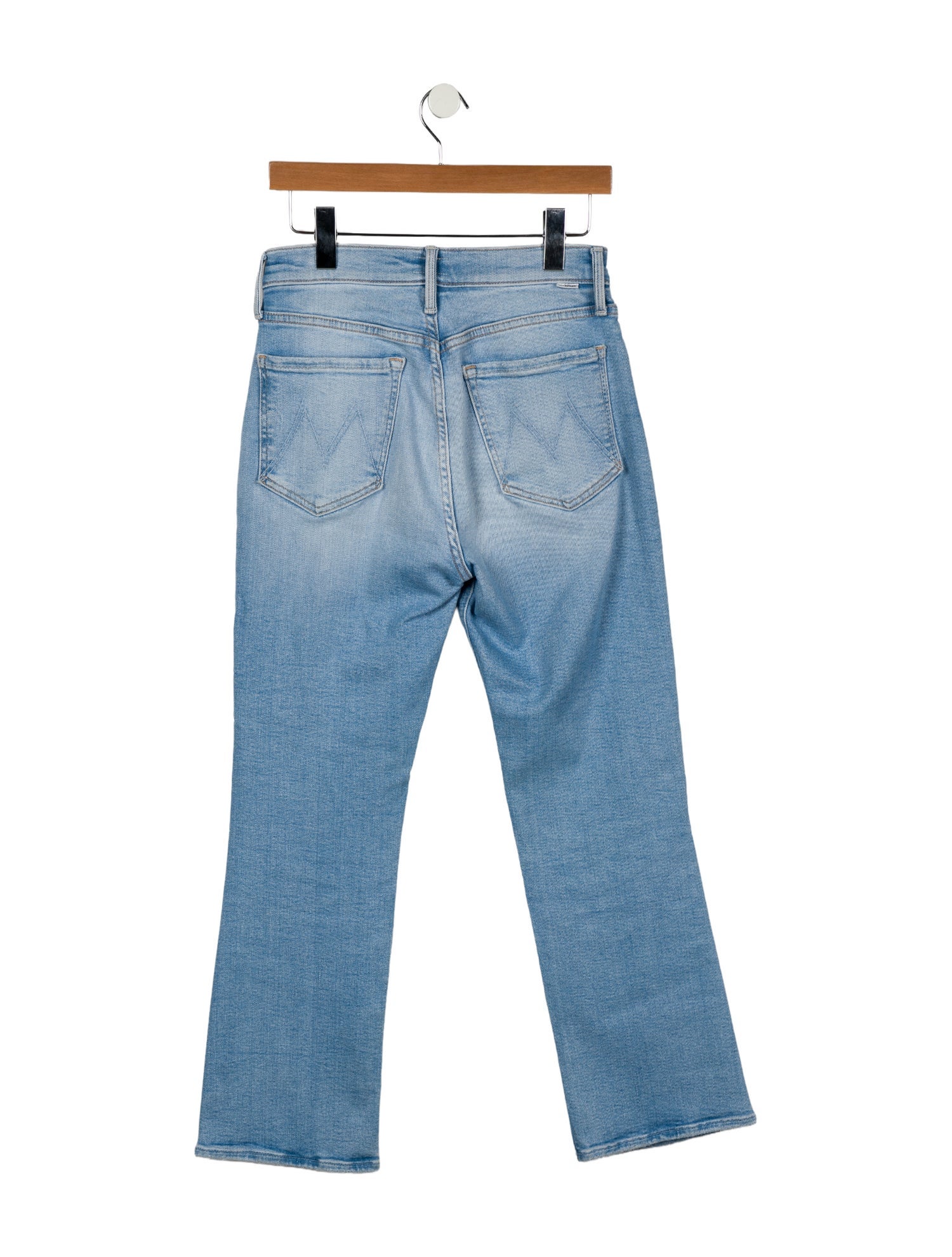 Mother Mid-Rise Wide Leg Jeans