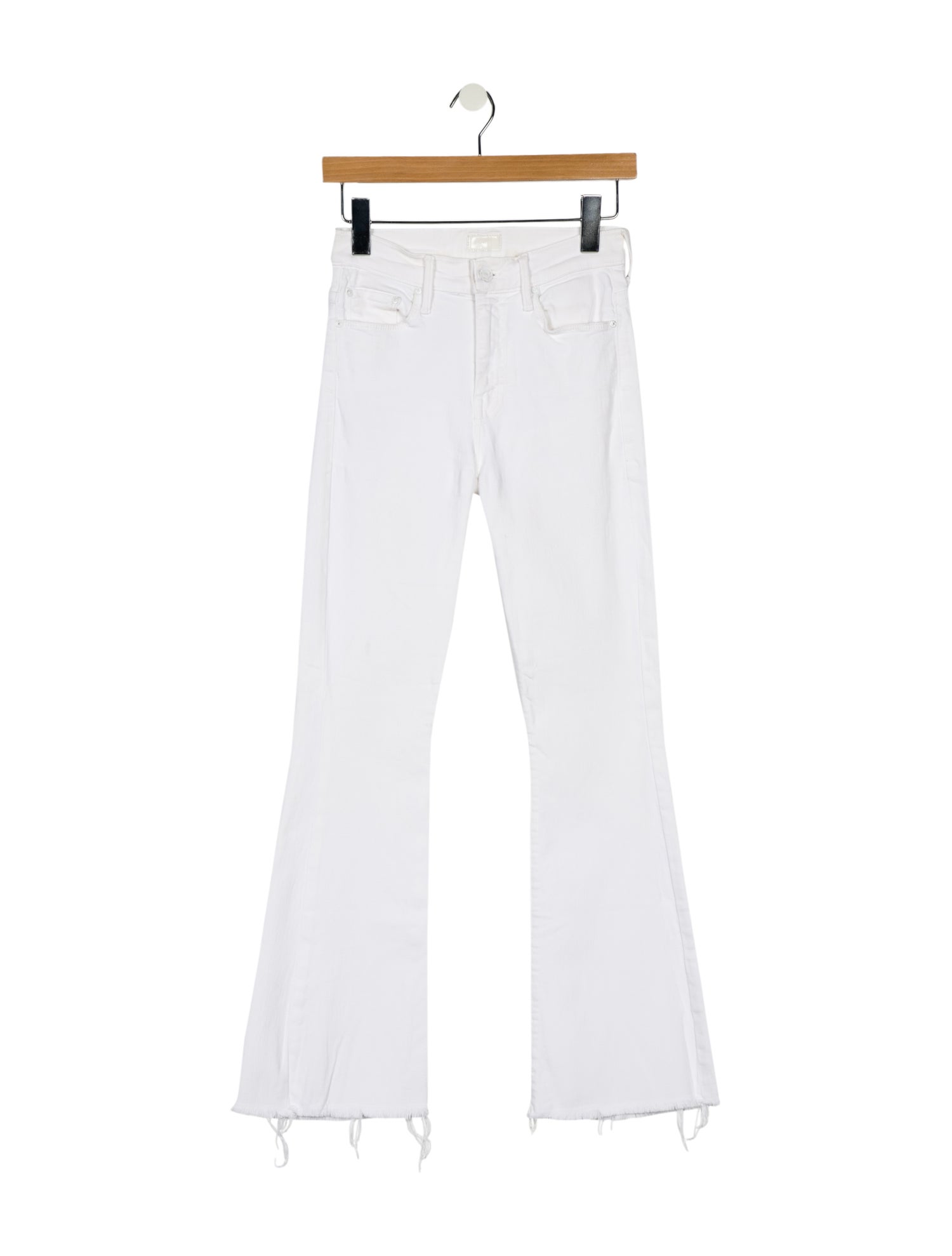 Mother Mid-Rise Wide Leg Jeans