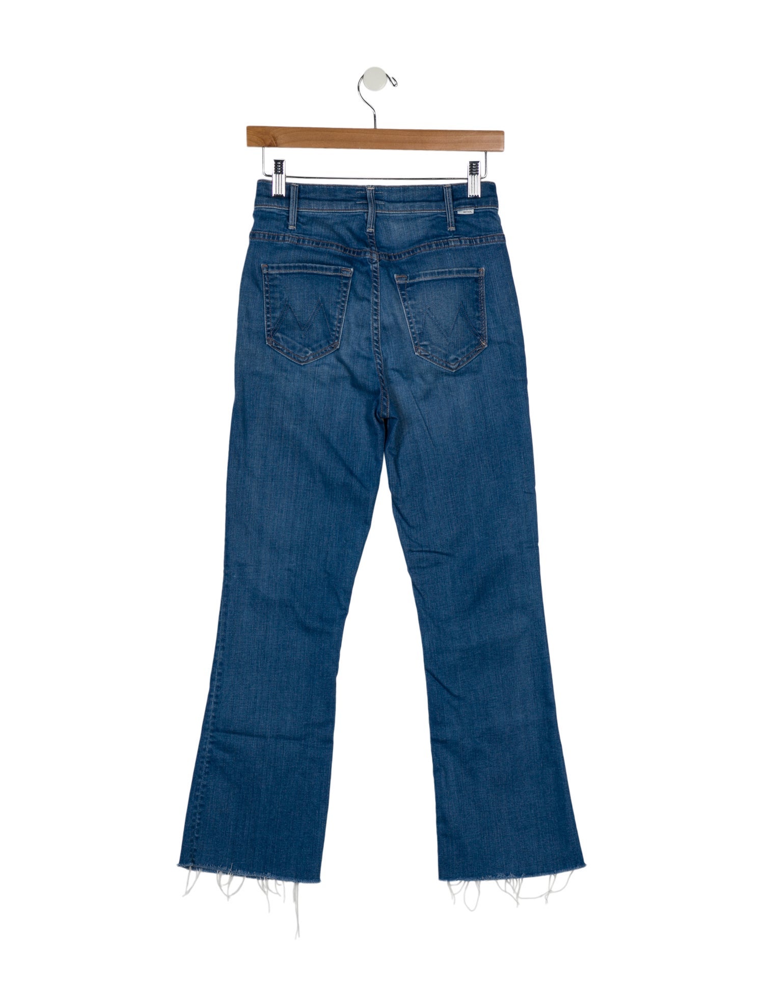 Mother Mid-Rise Straight Leg Jeans