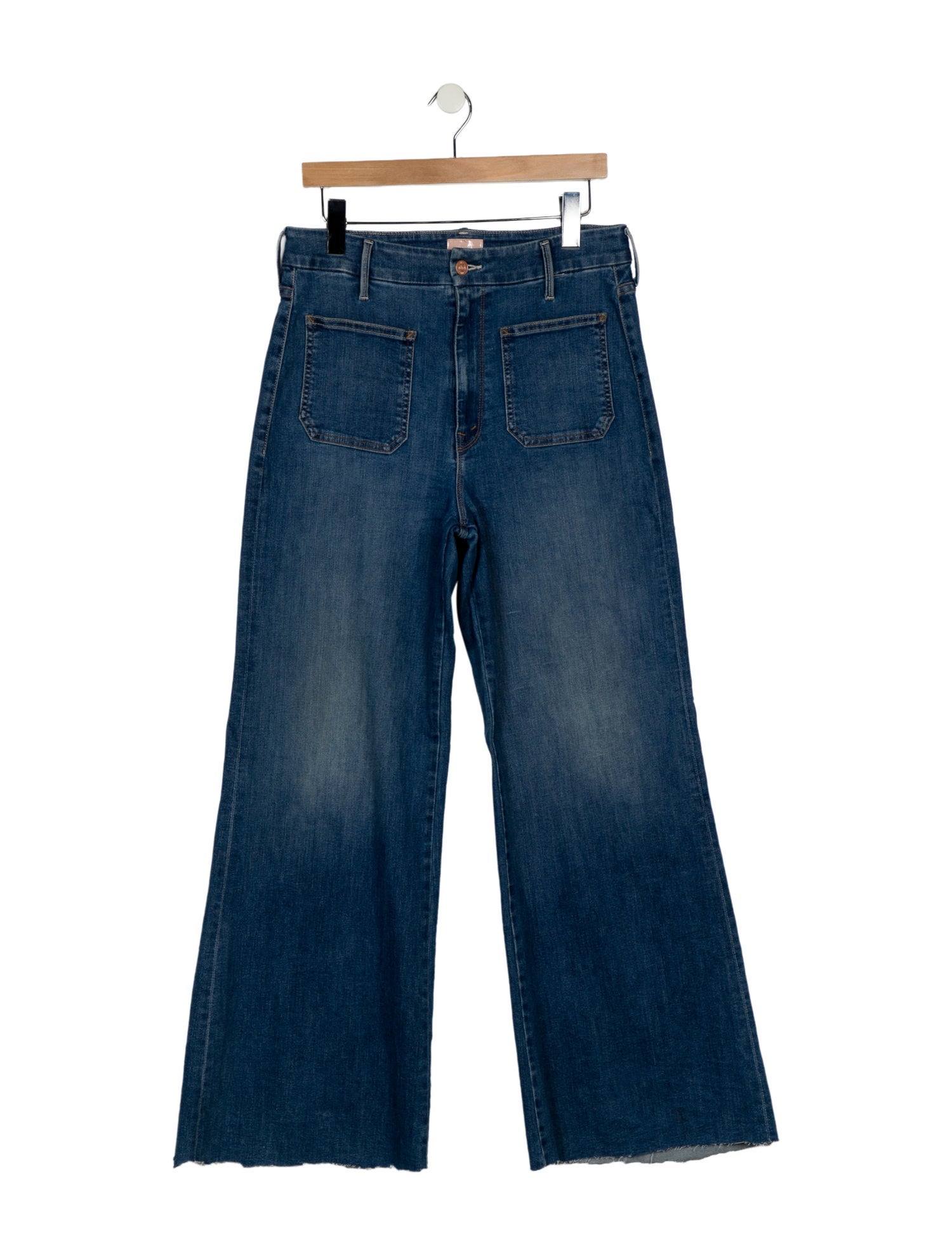 Mother High-Rise Wide Leg Jeans