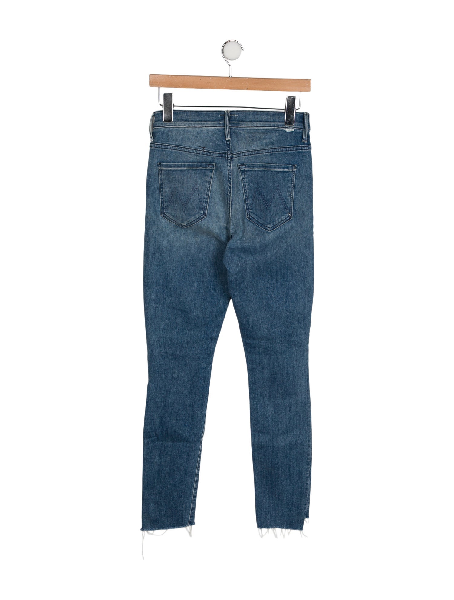 Mother Mid-Rise Skinny Leg Jeans