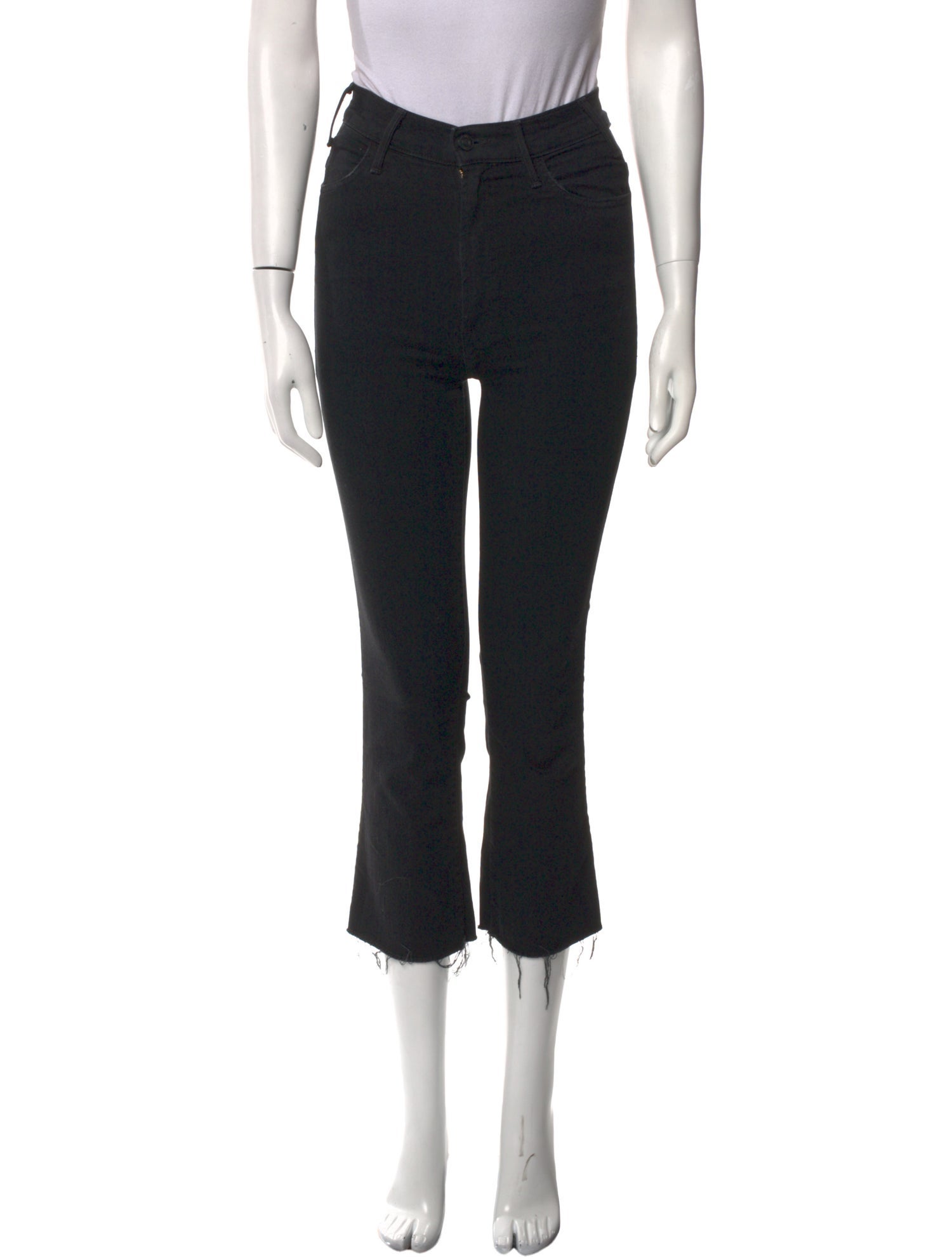 Mother Mid-Rise Straight Leg Jeans