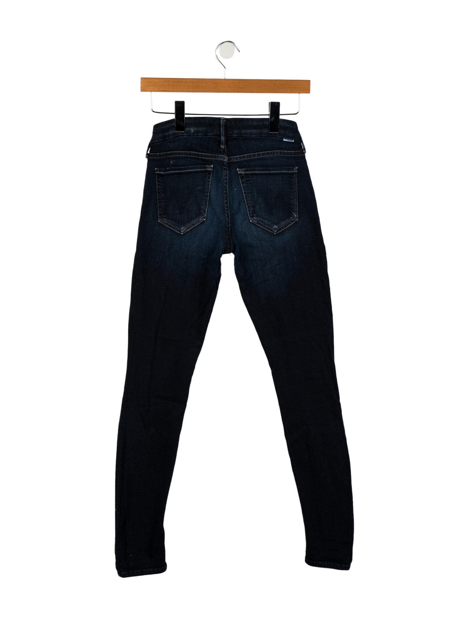 Mother Mid-Rise Skinny Leg Jeans