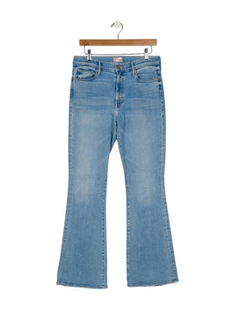 Mother Mid-Rise Wide Leg Jeans