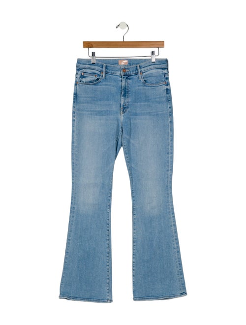 Mother Mid-Rise Wide Leg Jeans