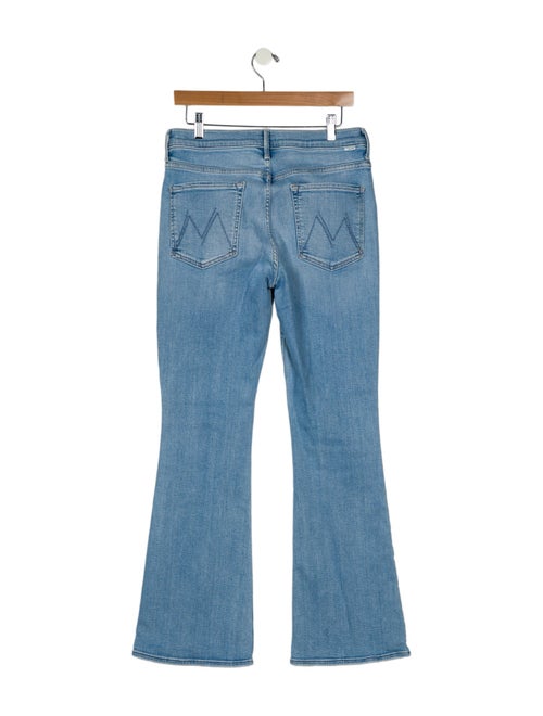 Mother Mid-Rise Wide Leg Jeans