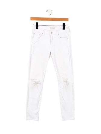 Mother Low-Rise Skinny Leg Jeans