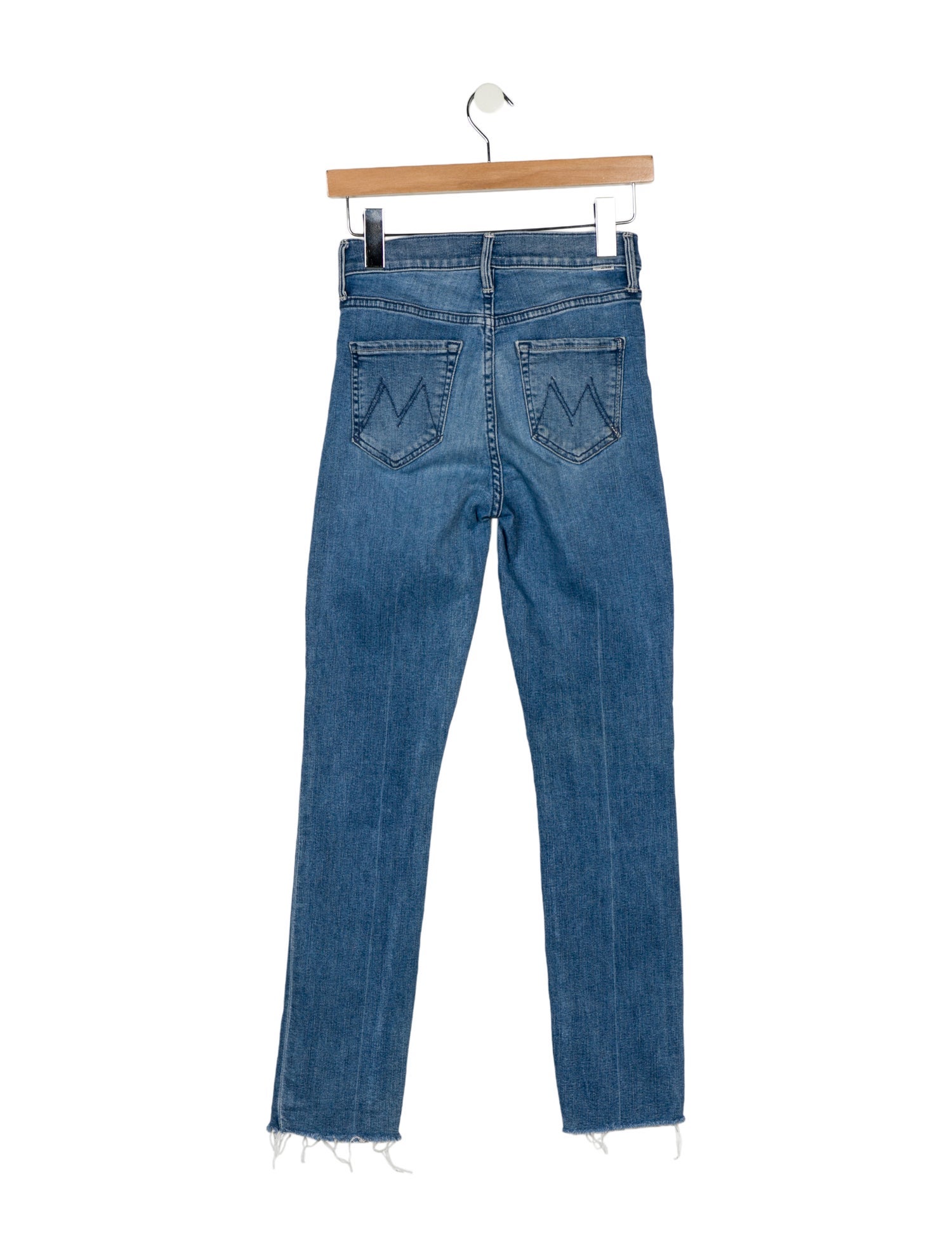 Mother Mid-Rise Straight Leg Jeans
