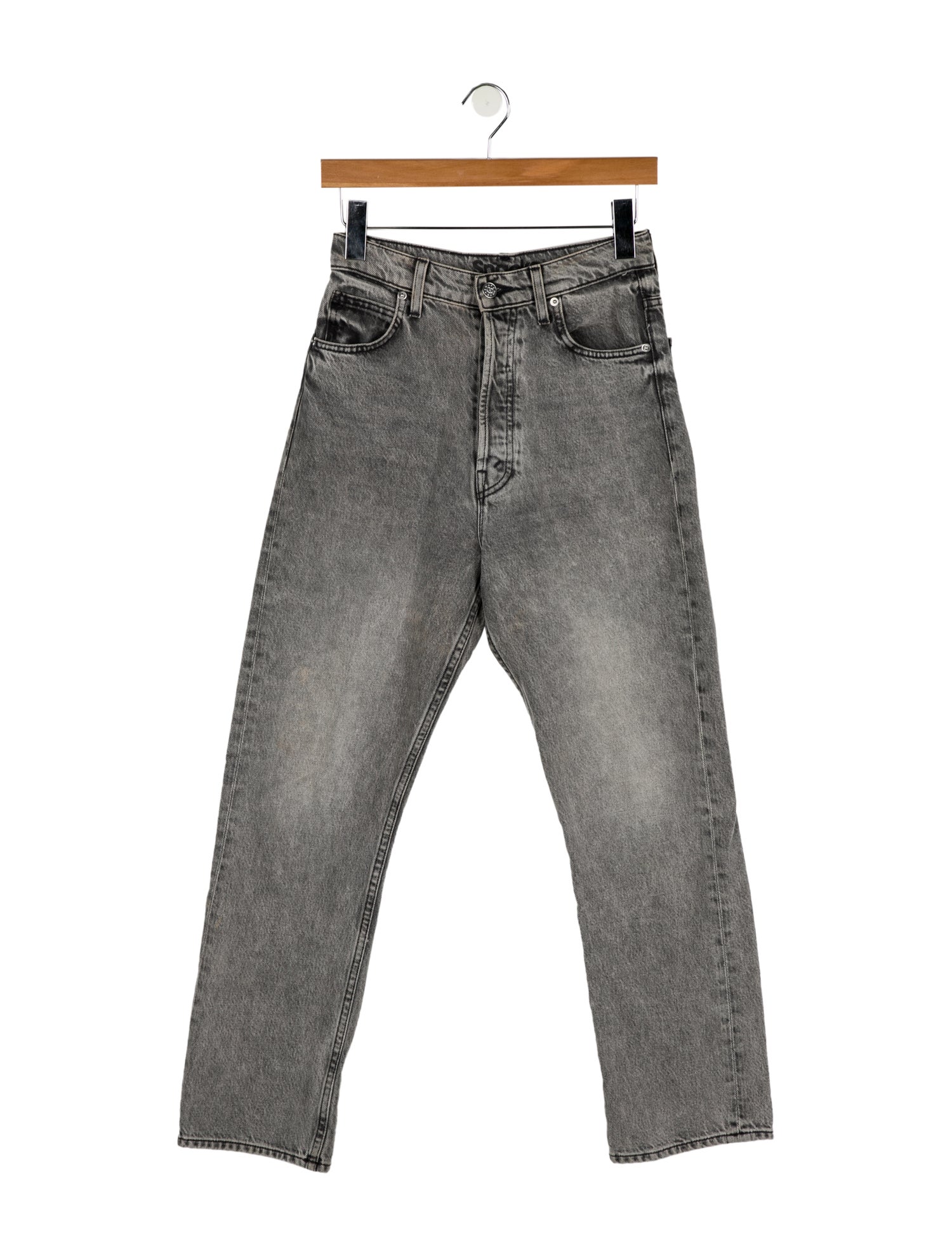 Mother High-Rise Straight Leg Jeans