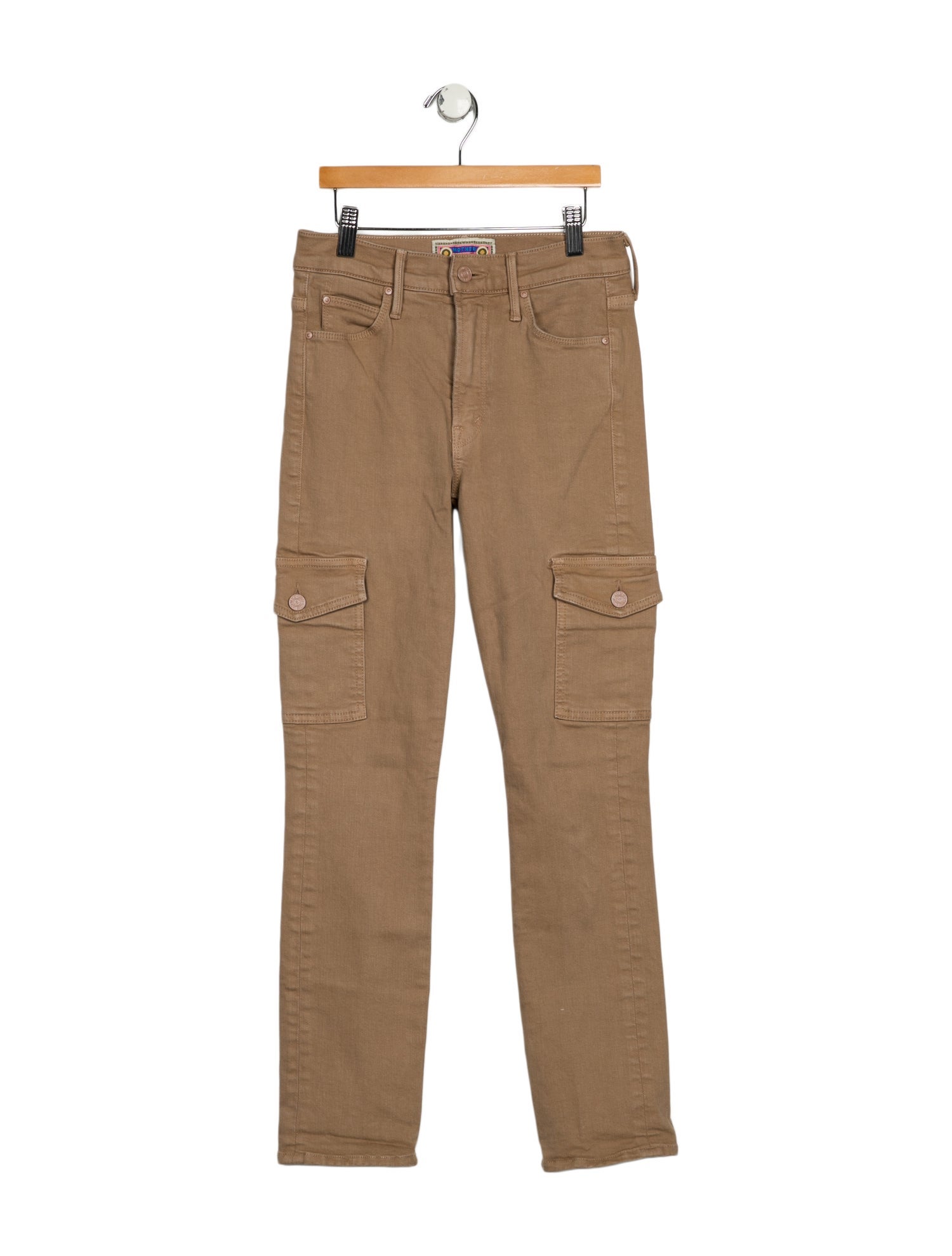 Mother Mid-Rise Straight Leg Jeans