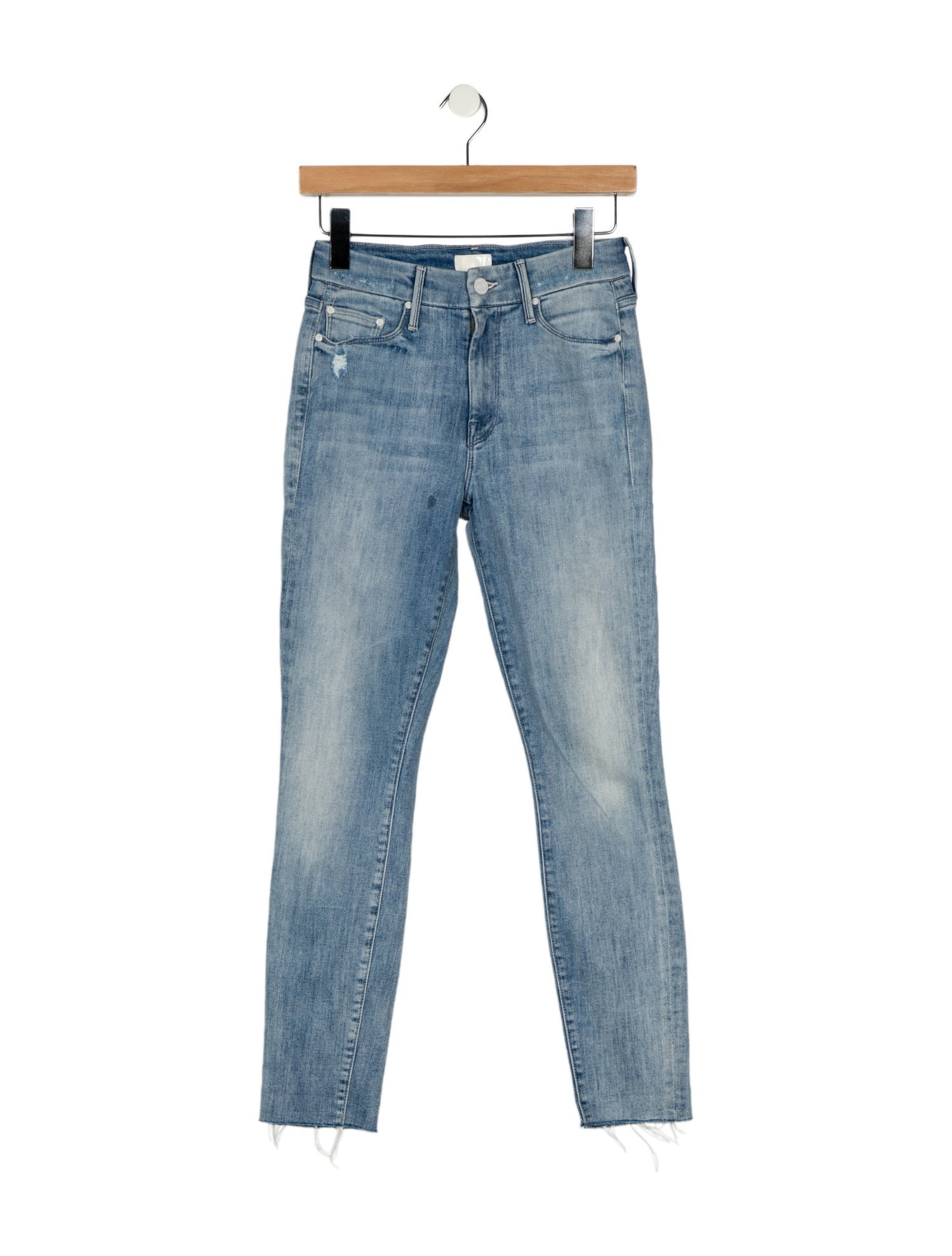 Mother Mid-Rise Skinny Leg Jeans