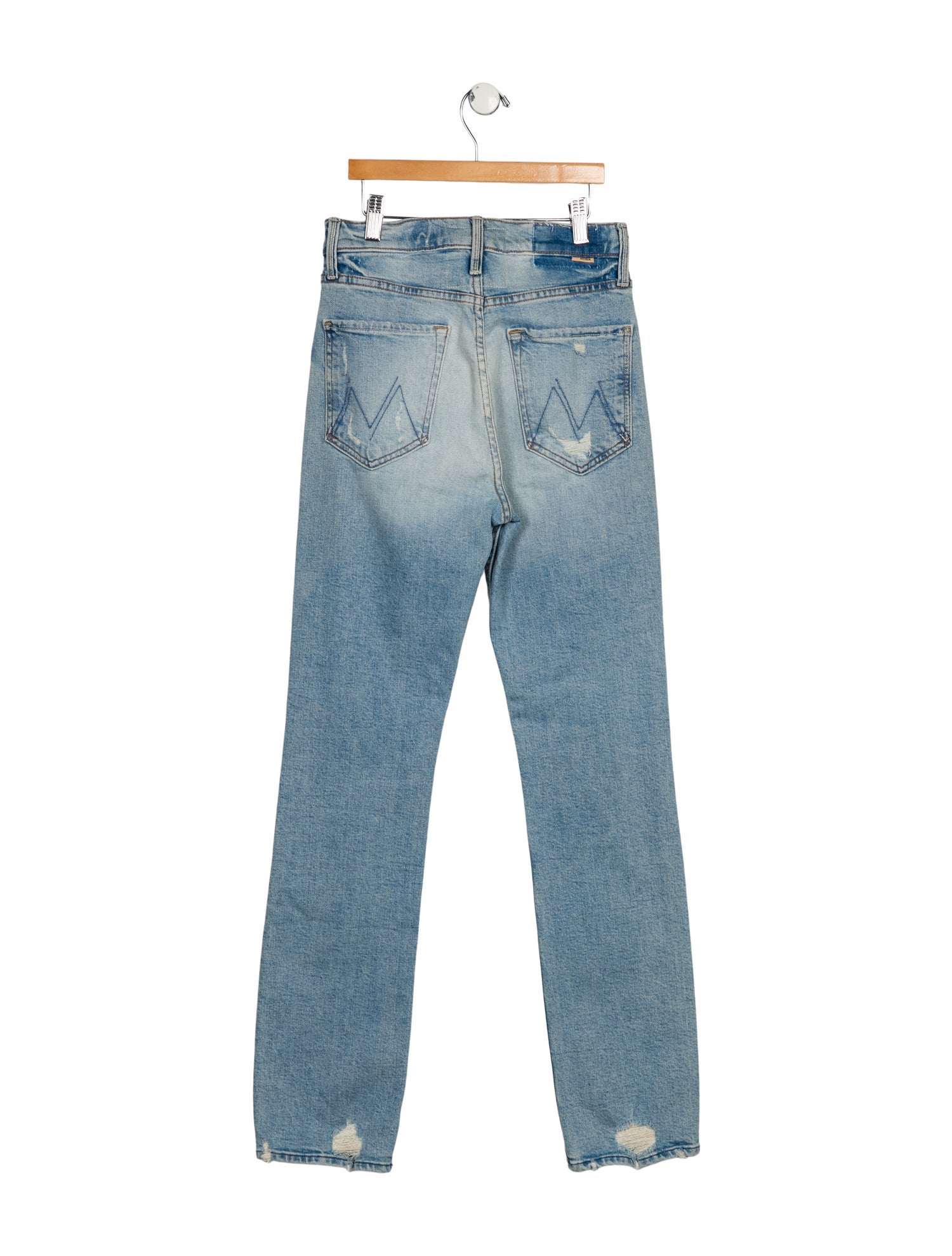 Mother High-Rise Straight Leg Jeans