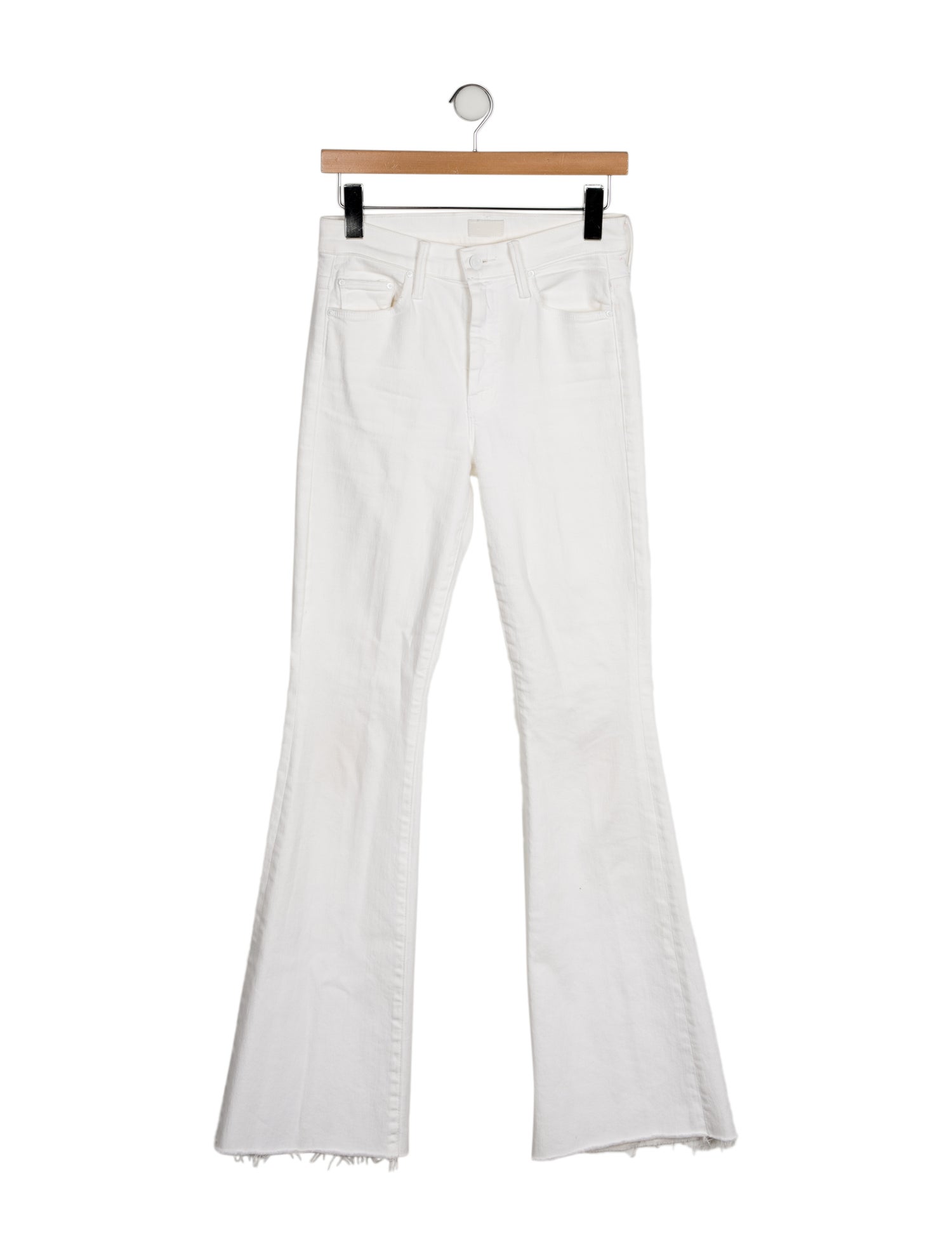 Mother Mid-Rise Wide Leg Jeans