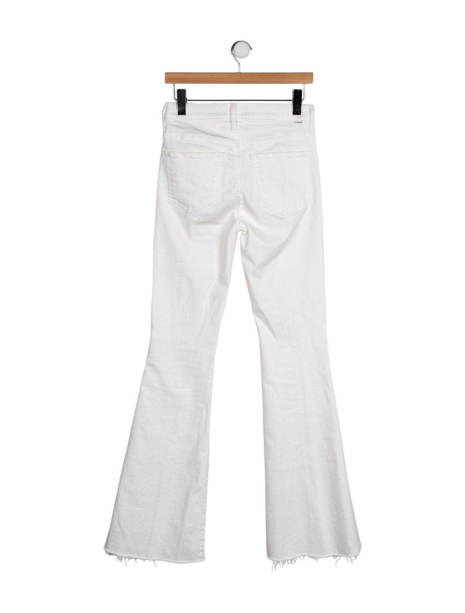 Mother Mid-Rise Wide Leg Jeans