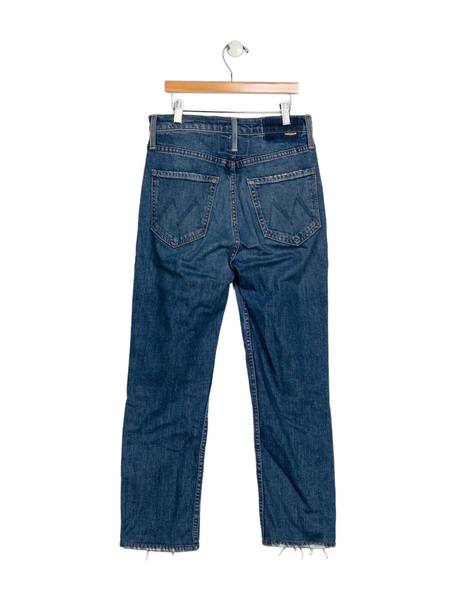 Mother High-Rise Straight Leg Jeans