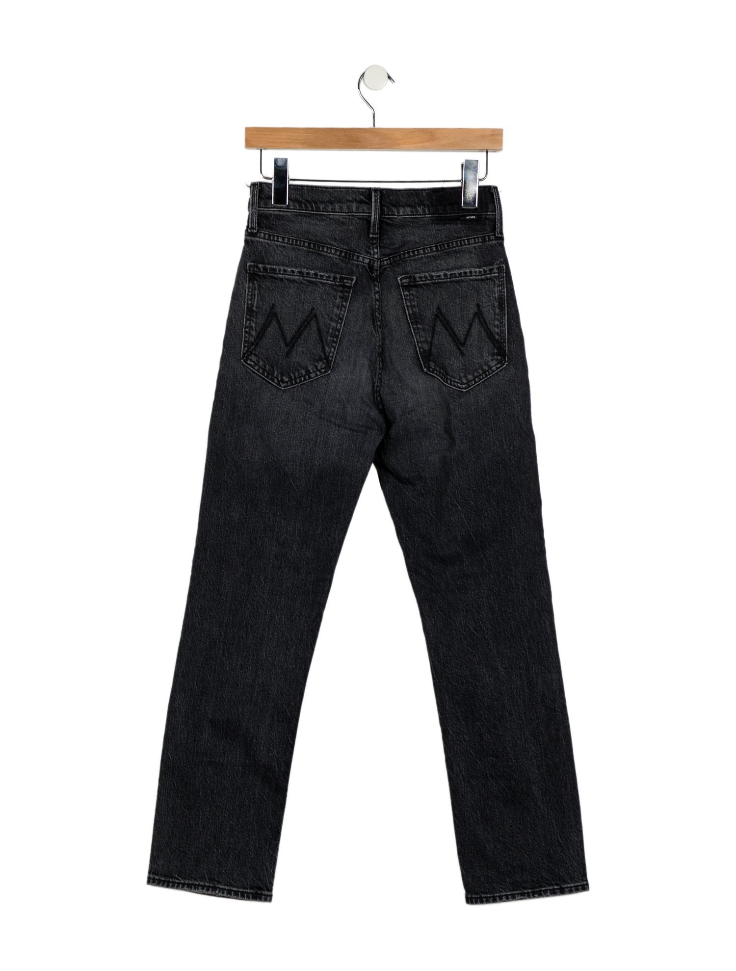 Mother Mid-Rise Straight Leg Jeans