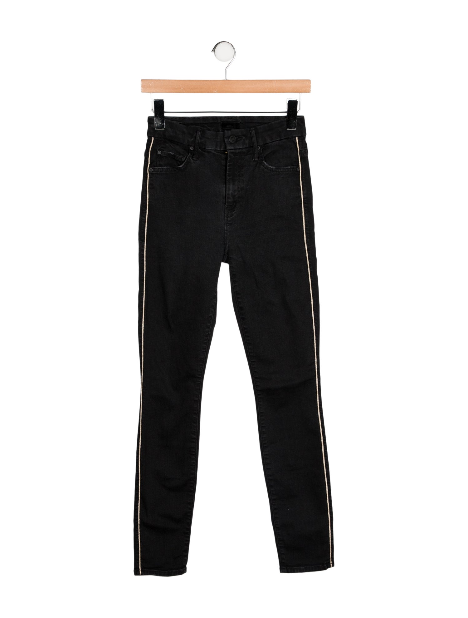 Mother Mid-Rise Skinny Leg Jeans