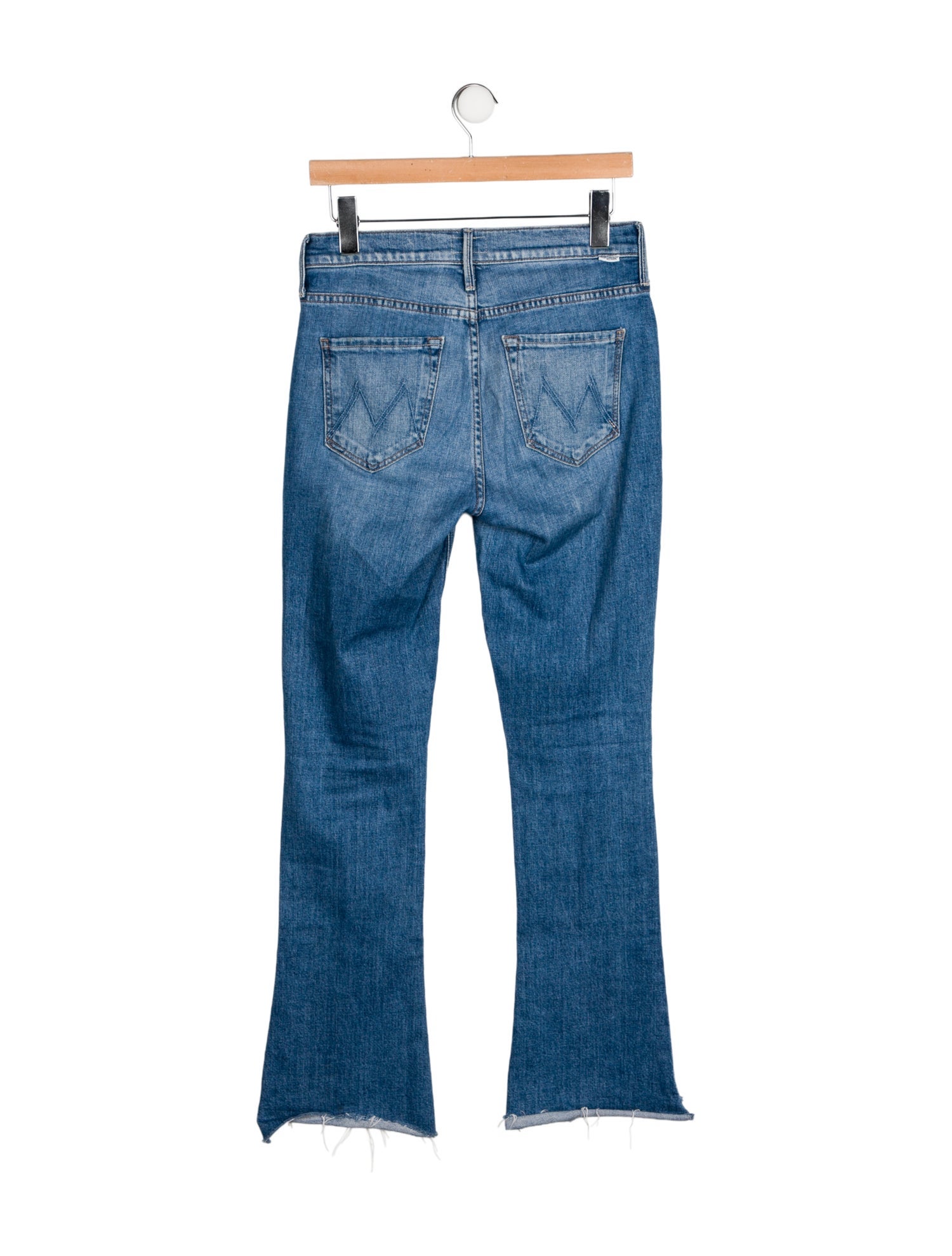Mother Mid-Rise Straight Leg Jeans