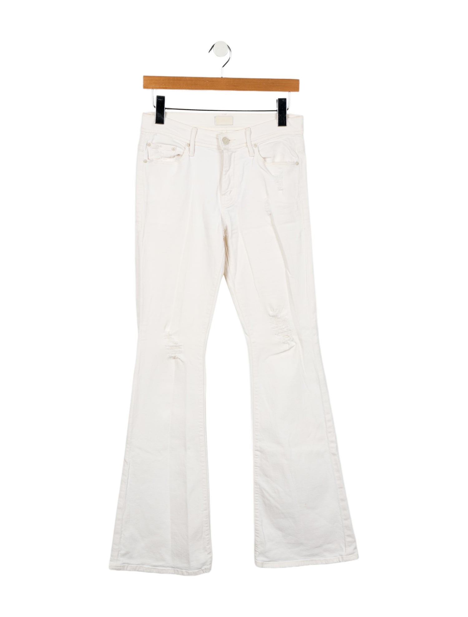 Mother Mid-Rise Wide Leg Jeans