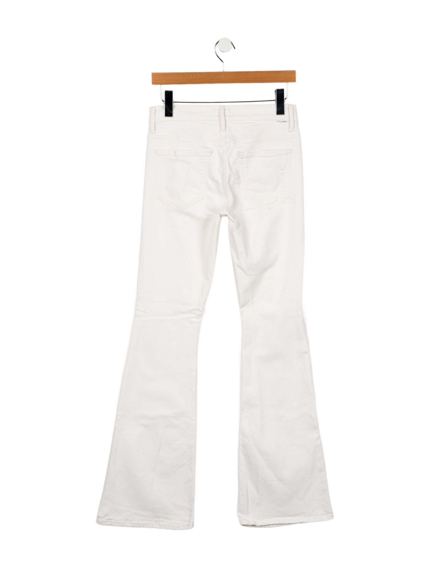 Mother Mid-Rise Wide Leg Jeans
