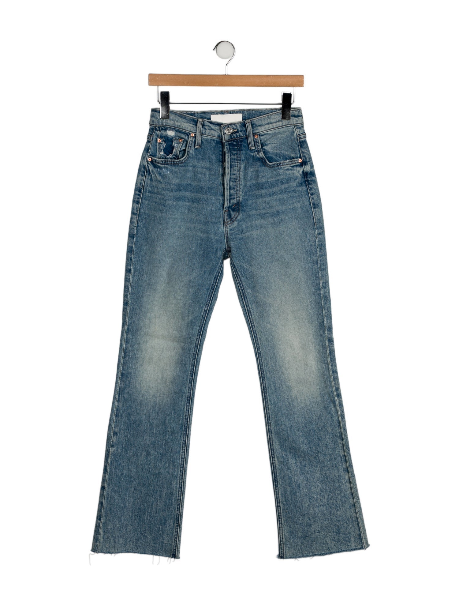 Mother High-Rise Straight Leg Jeans