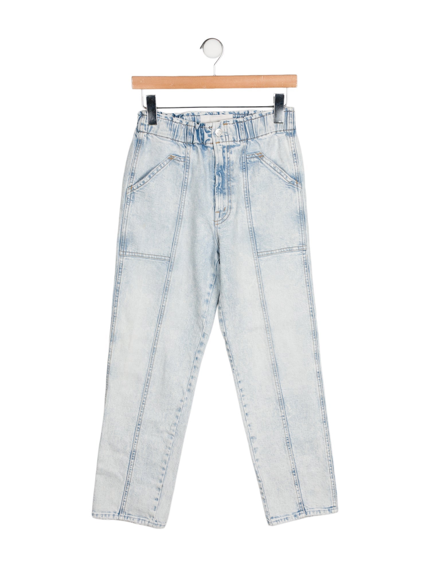 Mother High-Rise Straight Leg Jeans