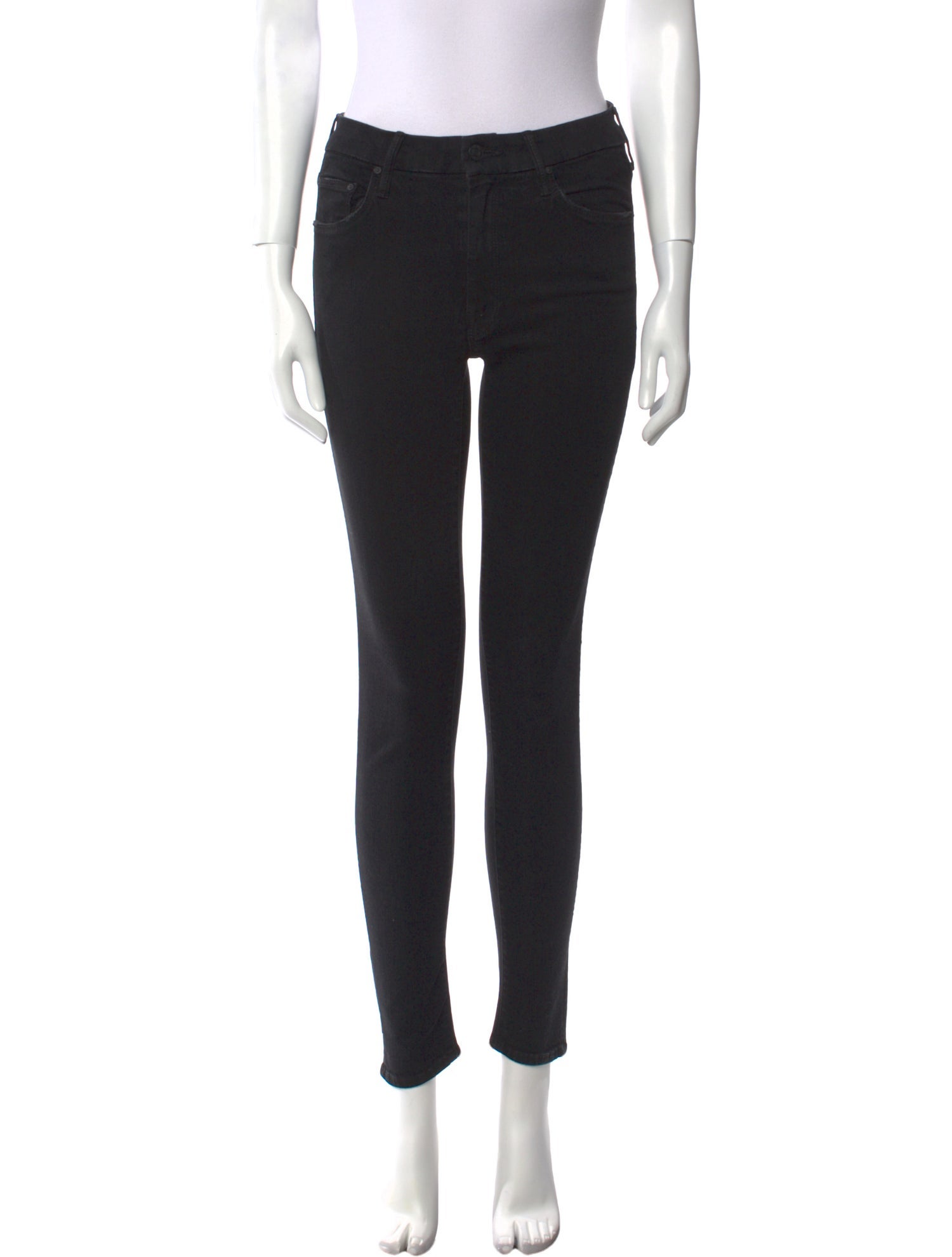 Mother Mid-Rise Skinny Leg Jeans