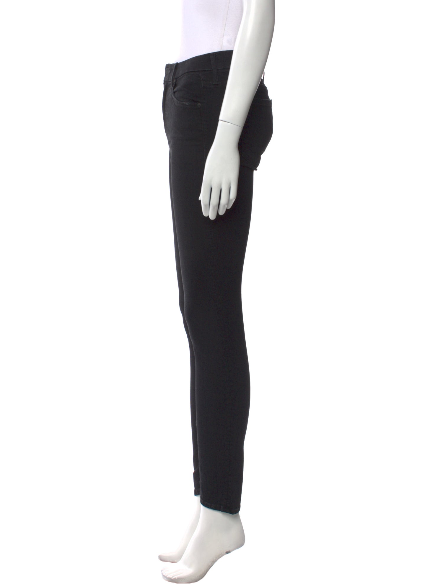 Mother Mid-Rise Skinny Leg Jeans